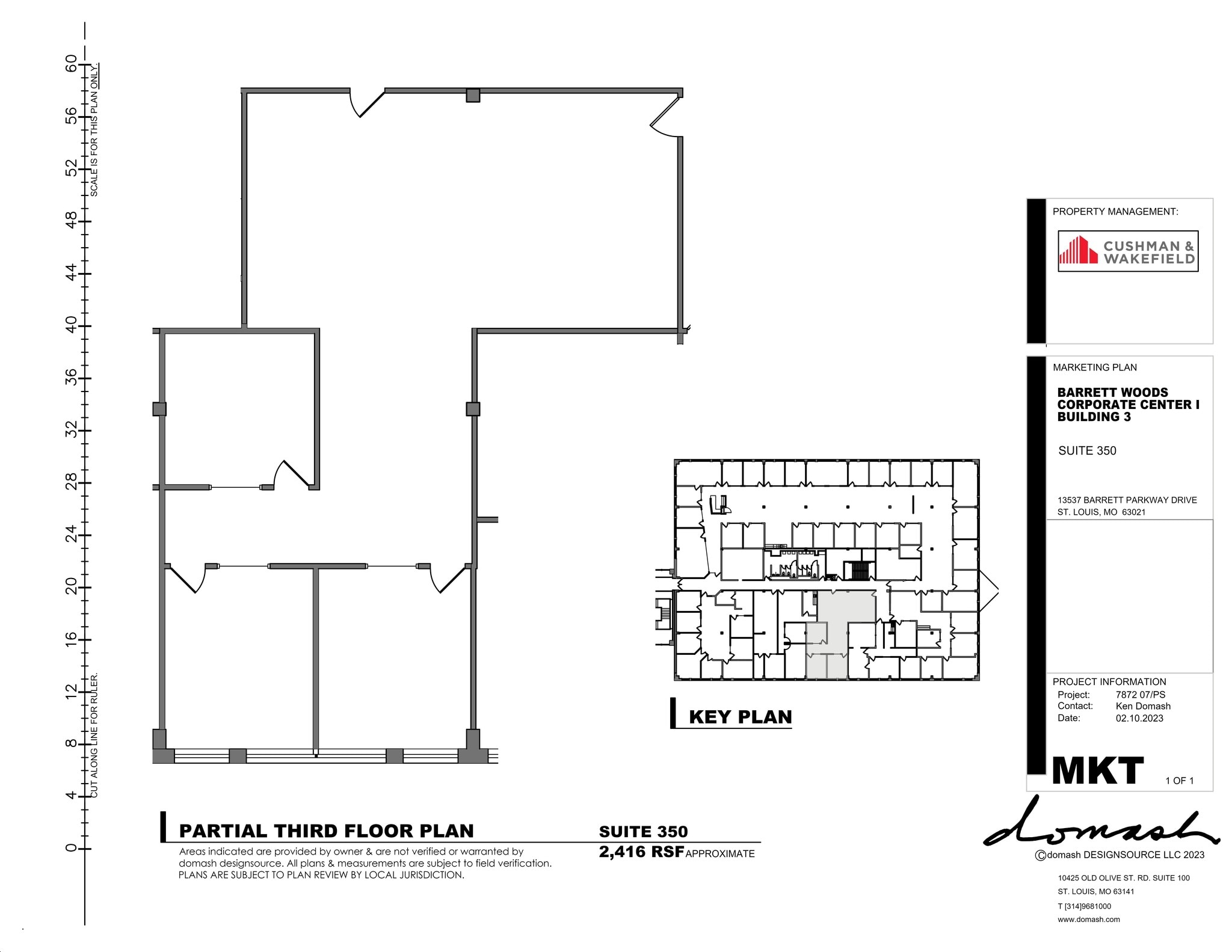 13537 Barrett Parkway Dr, Ballwin, MO à louer Plan de site– Image 1 sur 1