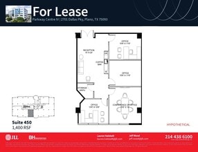 2701 Dallas Pky, Plano, TX à louer Plan d’étage– Image 2 sur 2