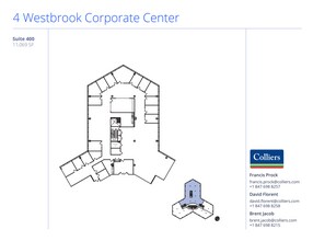 4 Westbrook Corporate Ctr, Westchester, IL à louer Plan d’étage– Image 1 sur 1