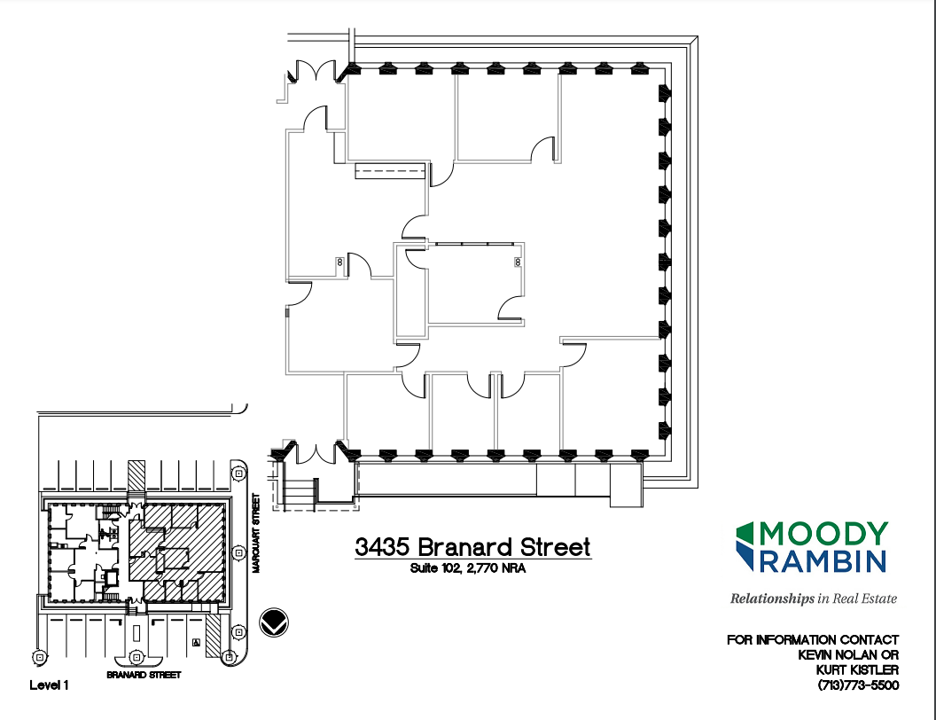 3435 Branard St, Houston, TX à louer Plan d’étage– Image 1 sur 1