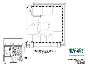 3435 Branard St, Houston, TX à louer Plan d’étage– Image 1 sur 1
