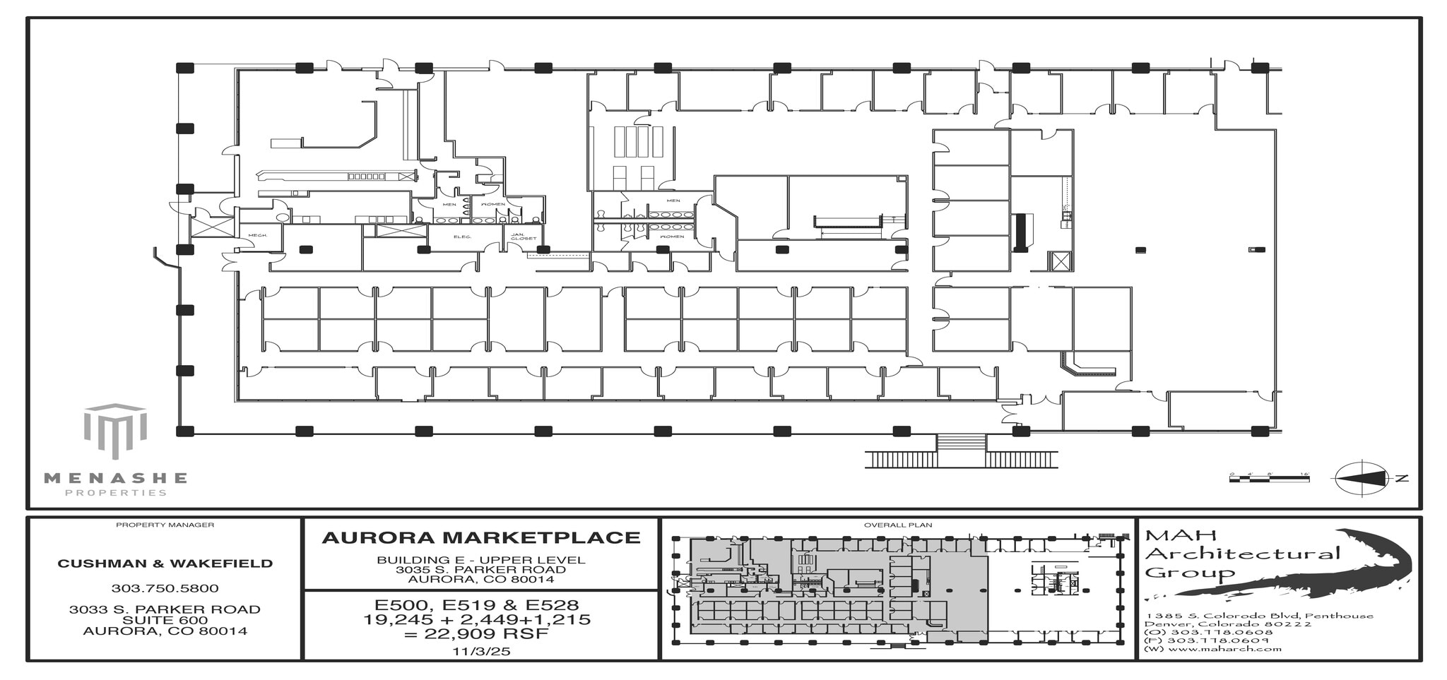 3025 S Parker Rd, Aurora, CO à louer Plan d’étage– Image 1 sur 1