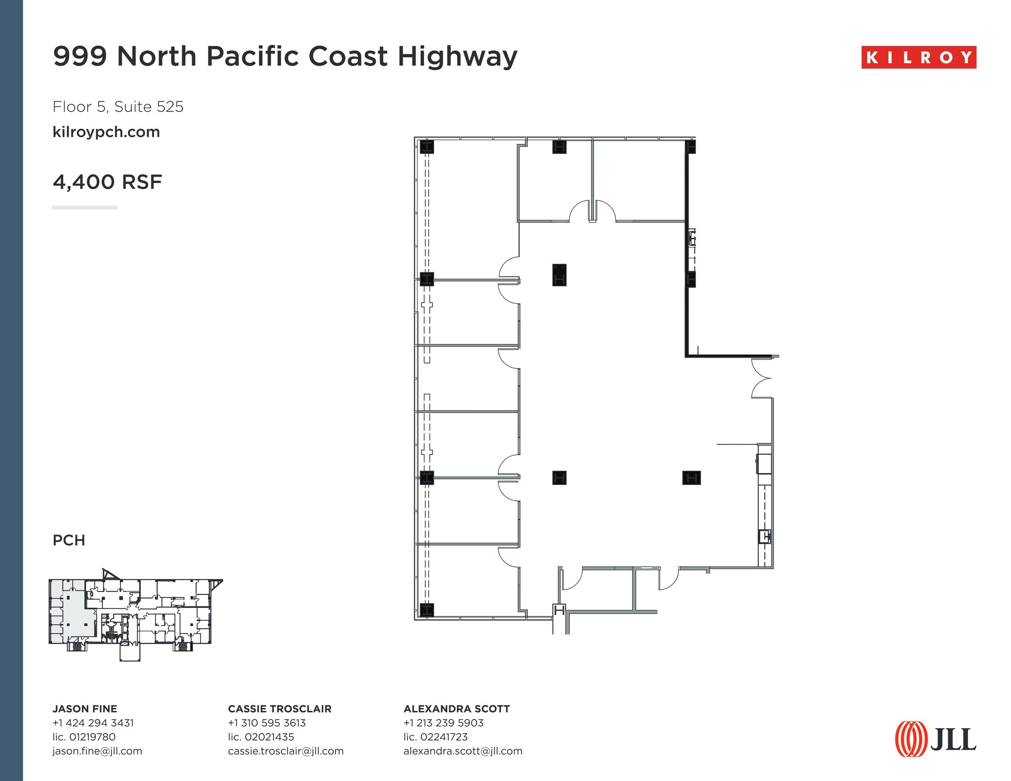 999 N Pacific Coast Hwy, El Segundo, CA à louer Plan de site– Image 1 sur 1