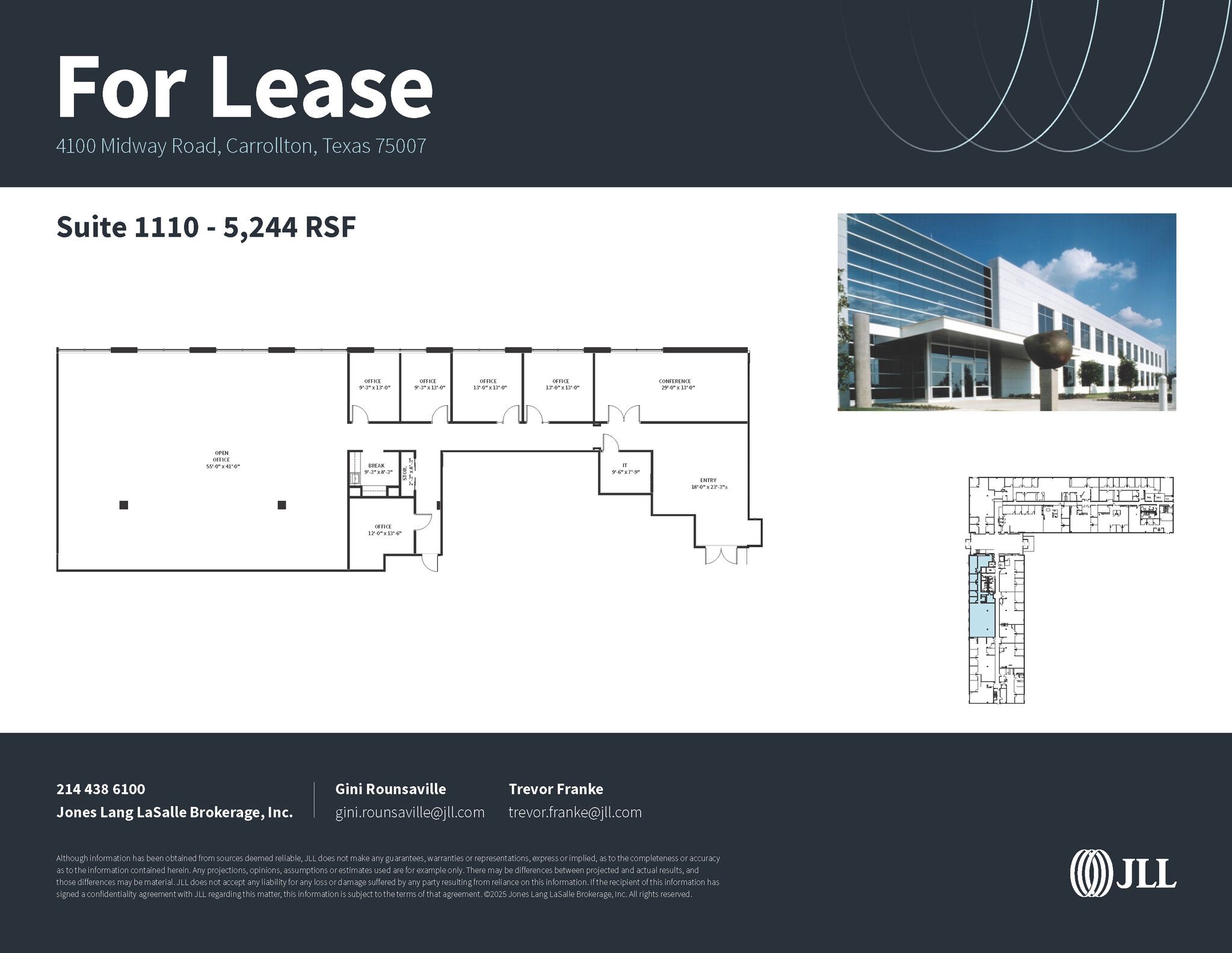 6100 W Plano Pky, Plano, TX à louer Plan d’étage– Image 1 sur 1