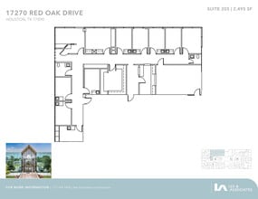 17270 Red Oak Dr, Houston, TX à louer Plan d’étage– Image 1 sur 1