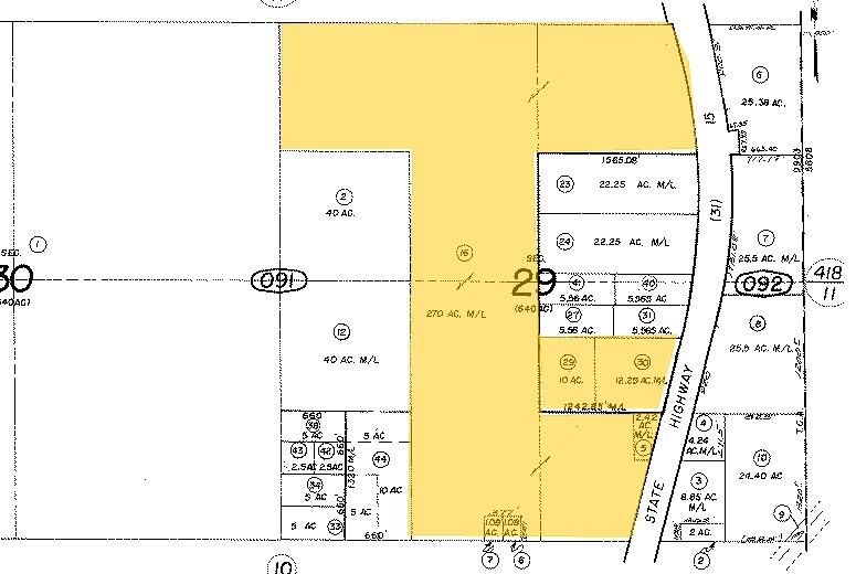 Dale Evans & I-15, Oro Grande, CA à vendre - Plan cadastral – Image 2 sur 3