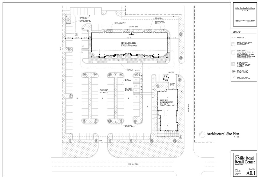 620 E Nine Mile Rd, Pensacola, FL à louer - Plan de site – Image 1 sur 5