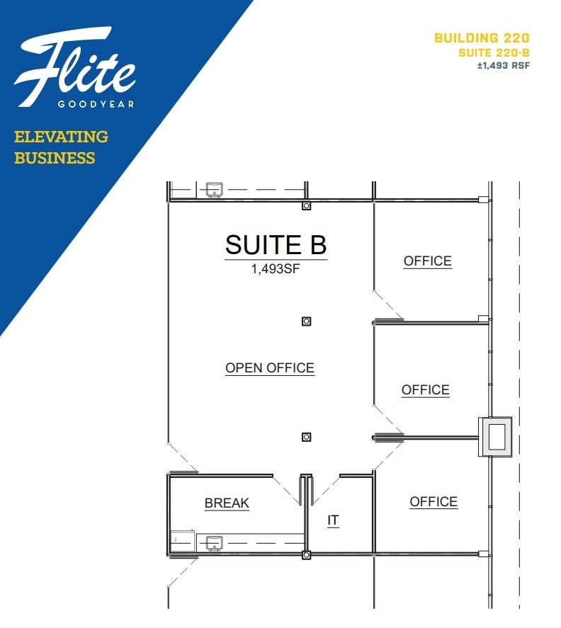 1300 S Litchfield Rd, Goodyear, AZ à louer Plan d’étage– Image 1 sur 6