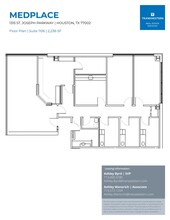 1315 St Joseph Pky, Houston, TX à louer Plan d’étage– Image 1 sur 2
