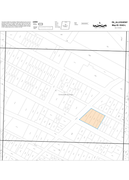 1507 5th Ave, Coraopolis, PA à vendre - Plan cadastral – Image 2 sur 2