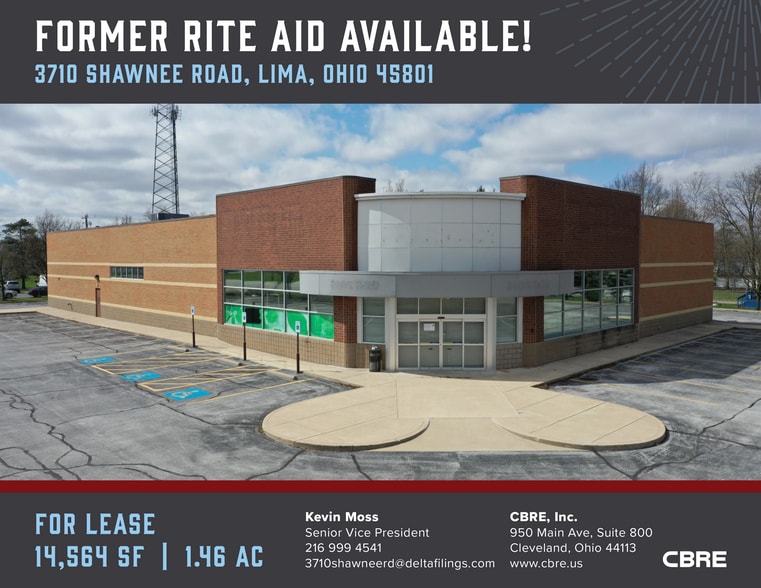 3710 Shawnee Rd, Lima, OH à louer - Photo de l’immeuble – Image 1 sur 10