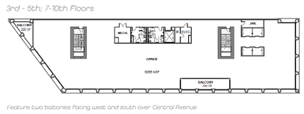 1305 Central Ave, Saint Petersburg, FL à louer Plan d’étage type– Image 1 sur 1