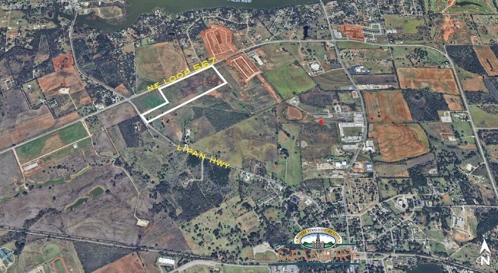 1201 Loop 567, Granbury, TX à vendre - Aérien – Image 1 sur 5