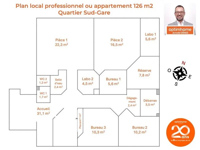 Plus de détails pour Bureau à vendre