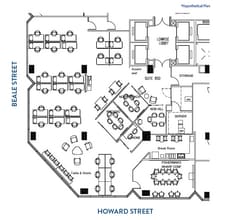 301 Howard St, San Francisco, CA à louer Plan d’étage– Image 1 sur 1