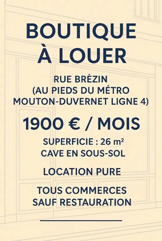 Plus de détails pour Local commercial à louer
