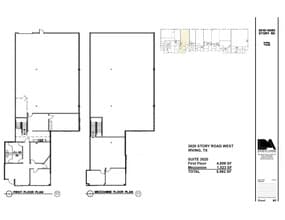 3000-3080 Story Rd W, Irving, TX à louer Plan de site– Image 1 sur 1