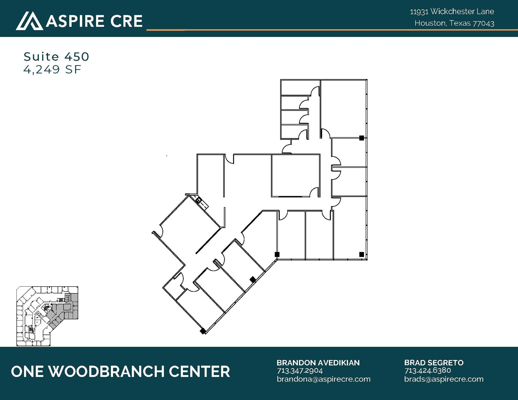 11931 Wickchester Ln, Houston, TX à louer Plan d’étage– Image 1 sur 1