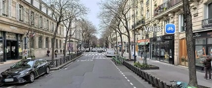 Paris - Vue aérienne vue de carte