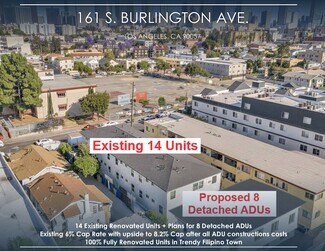 Plus de détails pour 161 S Burlington Ave, Los Angeles, CA - Logement à vendre