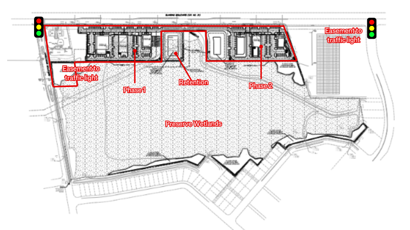 1201 Blanding Blvd, Orange Park, FL à vendre - Plan de site – Image 3 sur 3