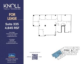 15400 Knoll Trail Dr, Dallas, TX à louer Plan d’étage– Image 1 sur 1