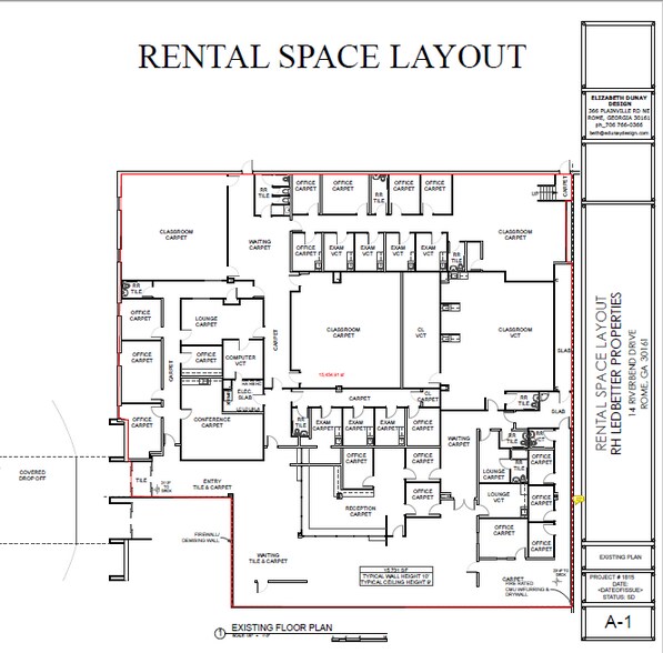 1476 Turner McCall Blvd SW, Rome, GA à louer - Plan d’étage – Image 2 sur 3
