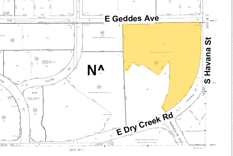 10333 E Dry Creek Rd, Englewood, CO à louer - Plan cadastral – Image 2 sur 6