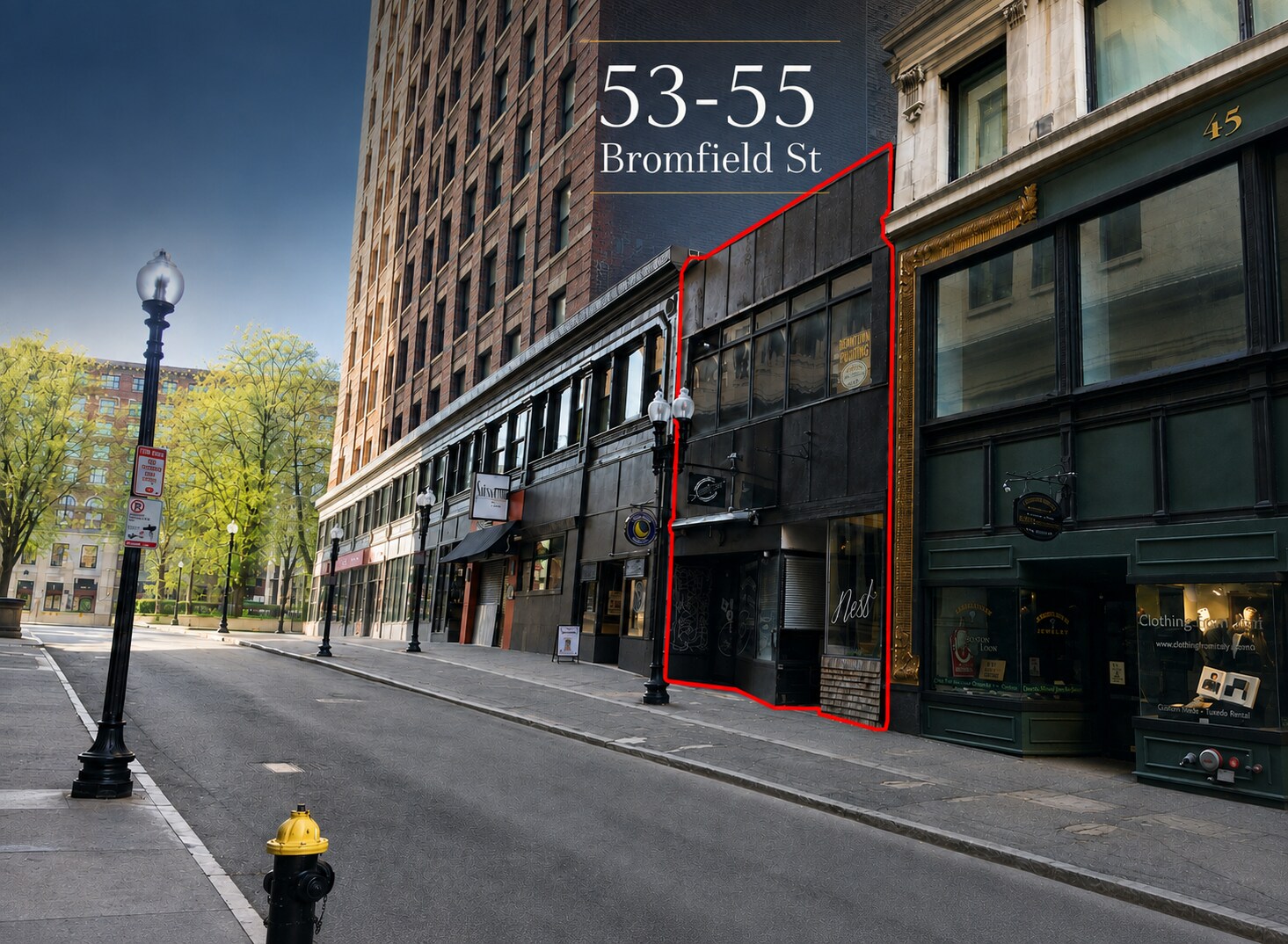 53-55 Bromfield St, Boston, MA à vendre Photo de l’immeuble– Image 1 sur 8
