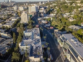 8305 W Sunset Blvd, West Hollywood, CA - VUE AÉRIENNE  vue de carte