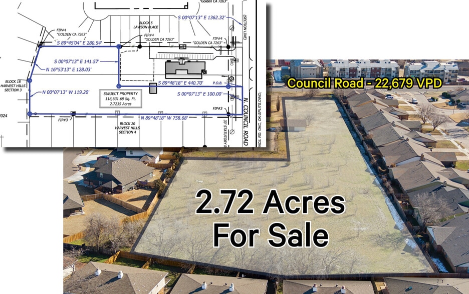 10509 N Council Rd, Oklahoma City, OK à vendre - Aérien – Image 2 sur 3