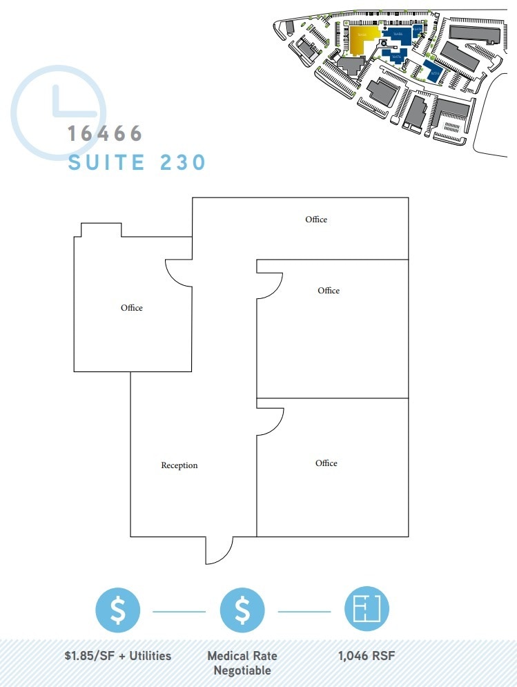 16476 Bernardo Center Dr, San Diego, CA à louer Plan d’étage– Image 1 sur 1