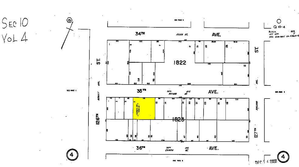 126-20 35th Ave, Flushing, NY à louer - Plan cadastral – Image 2 sur 2