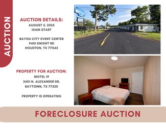 Plus de détails pour 3401 N Alexander Dr, Baytown, TX - Hôtellerie à vendre