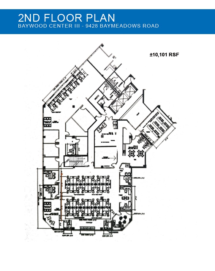 9428 Baymeadows Rd, Jacksonville, FL à louer Plan d’étage– Image 1 sur 1
