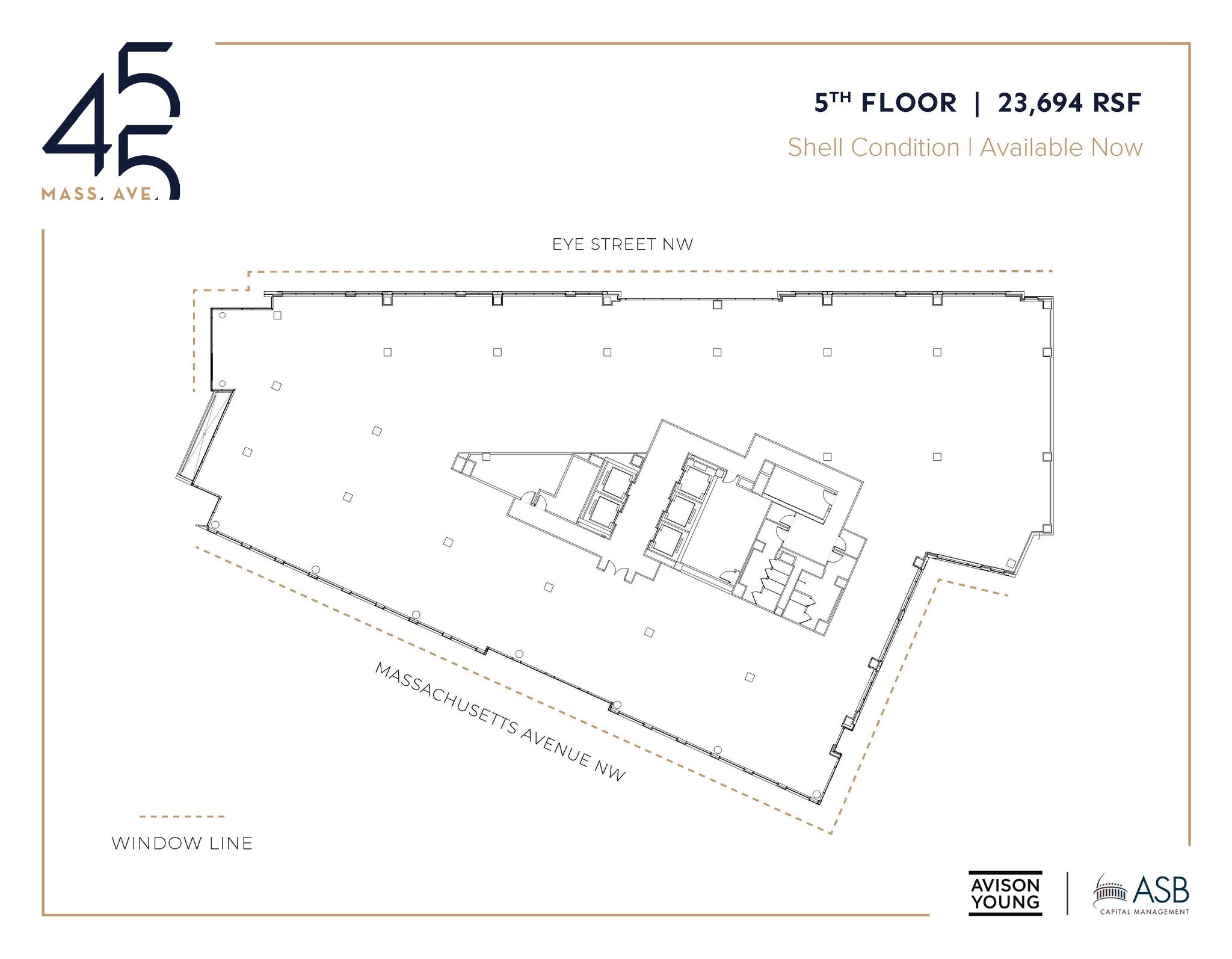 455 Massachusetts Ave NW, Washington, DC à louer Plan d’étage– Image 1 sur 2