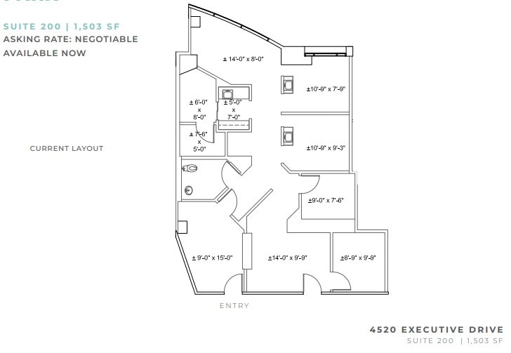 4520 Executive Dr, San Diego, CA à louer Plan d’étage– Image 1 sur 1