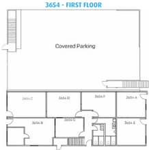 3654-3660 Ruffin Rd, San Diego, CA à louer Plan d’étage– Image 1 sur 1