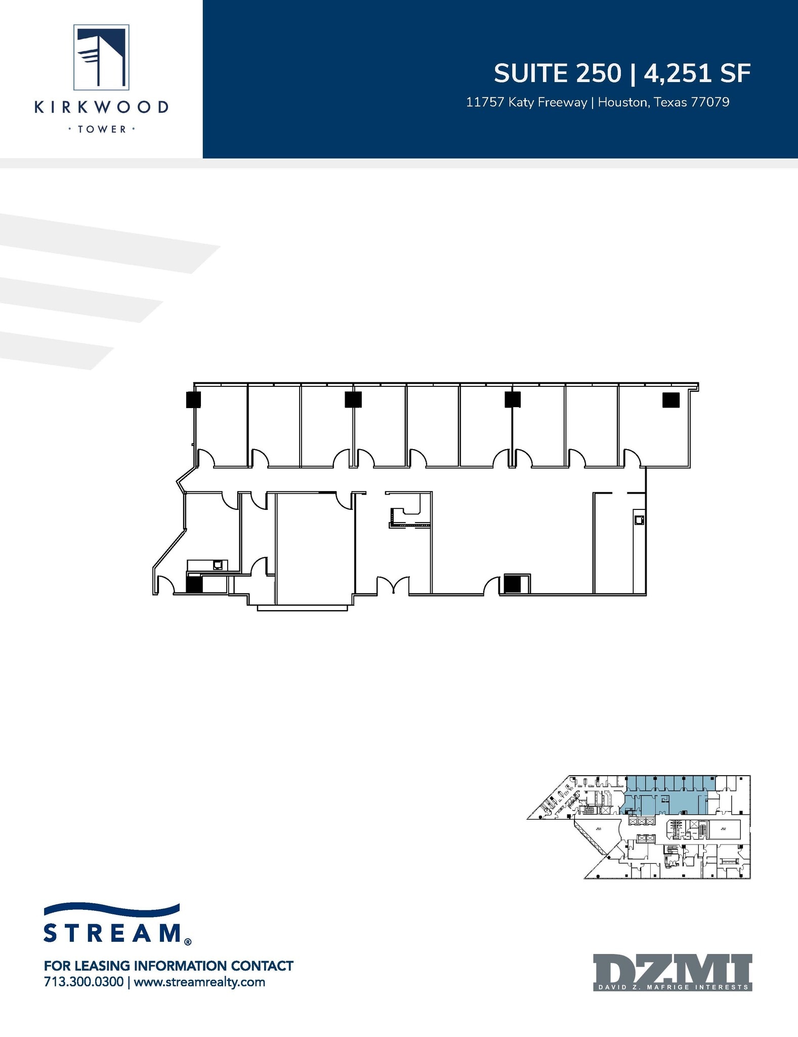 11757 Katy Fwy, Houston, TX à louer Plan d’étage– Image 1 sur 1