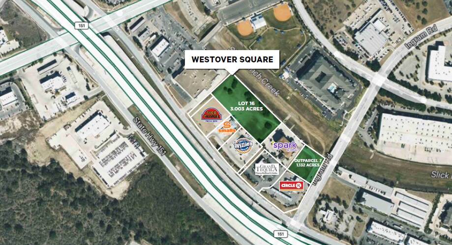 State Highway 151 & Ingram Rd, San Antonio, TX à vendre - Photo principale – Image 1 sur 3