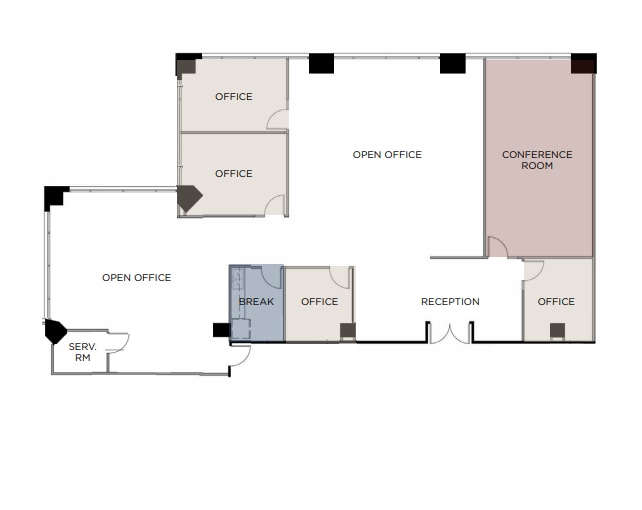 7676 Hazard Center Dr, San Diego, CA à louer Plan d’étage– Image 1 sur 2