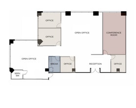 7676 Hazard Center Dr, San Diego, CA à louer Plan d’étage– Image 1 sur 2