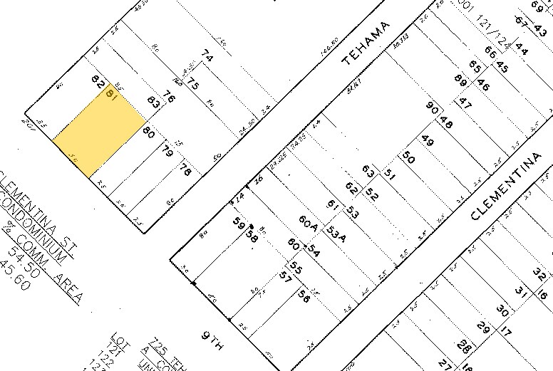 207-209 9th St, San Francisco, CA à vendre - Plan cadastral – Image 2 sur 22