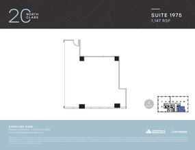 20 N Clark St, Chicago, IL à louer Plan d’étage– Image 1 sur 1