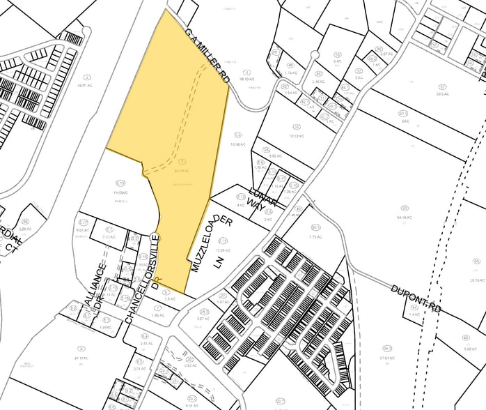 Chancellorsville Dr, Martinsburg, WV à vendre - Plan cadastral – Image 1 sur 1