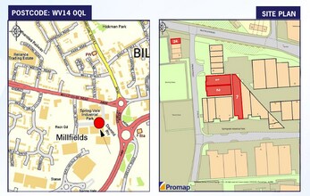 Union St, Bilston à louer Plan de site– Image 1 sur 1