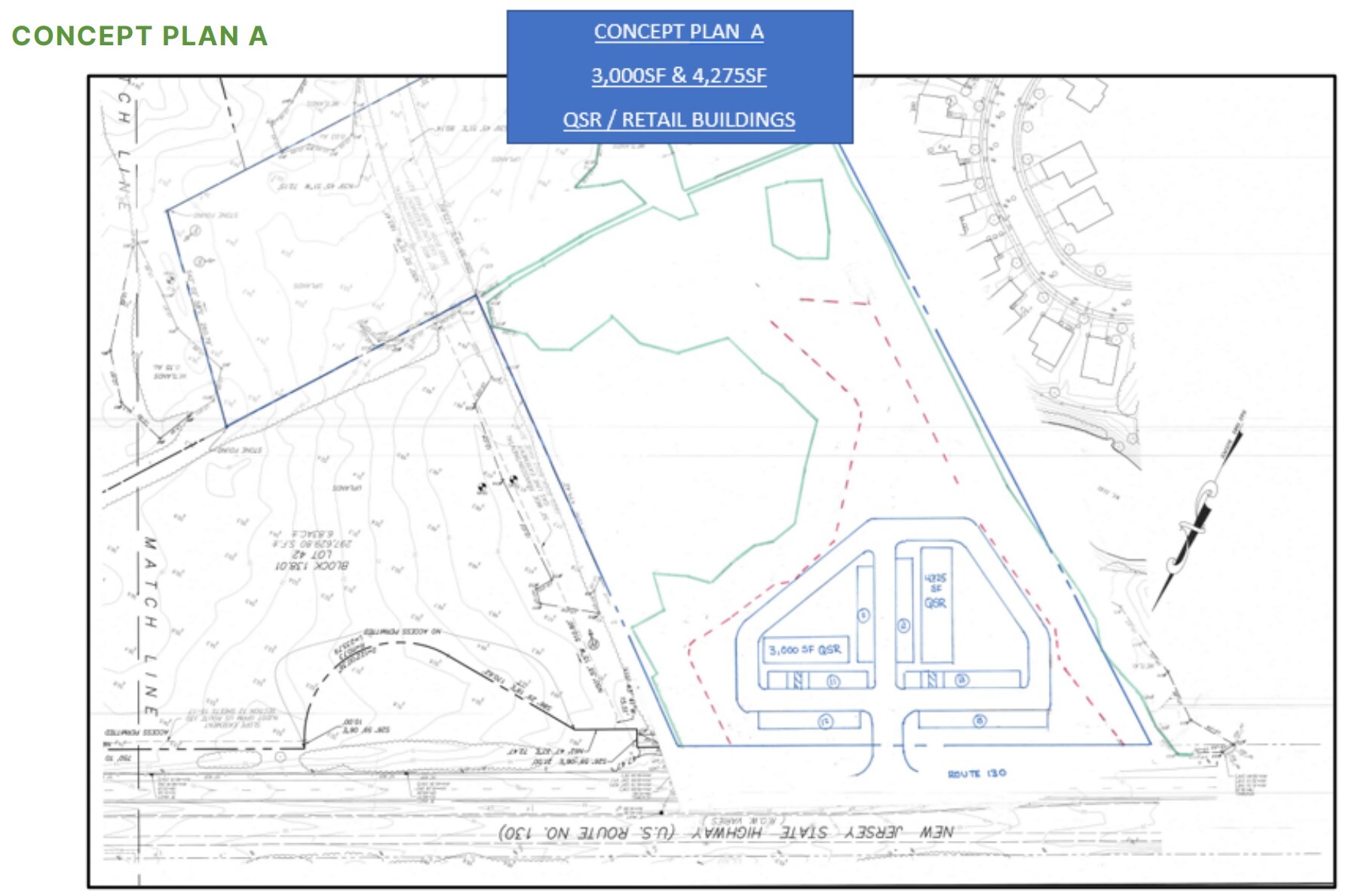 Route 130, Bordentown, NJ à louer Plan de site– Image 1 sur 1