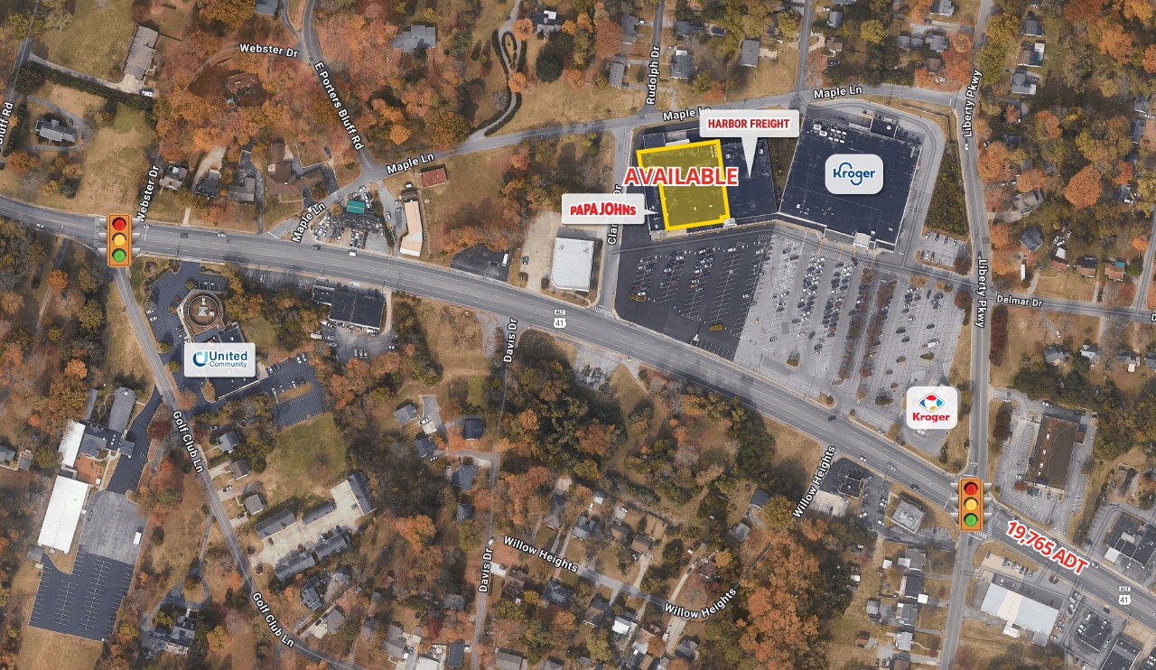 1487 Madison St, Clarksville, TN à louer Aérien– Image 1 sur 4