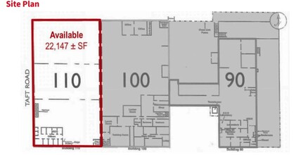 90-110 Maltese Dr, Totowa, NJ à louer Plan d’étage– Image 1 sur 1