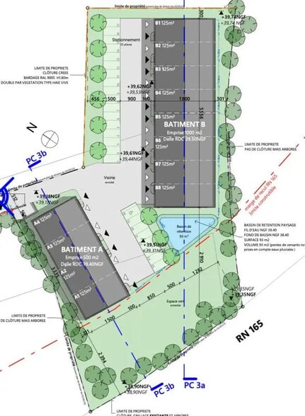 Local d'activités dans Brech à vendre - Plan de site – Image 2 sur 3